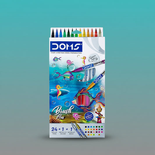 DOMS Brush Pen 26 Shades by Gift Hub Mart