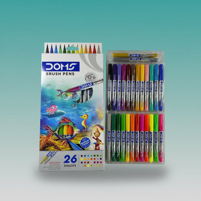 DOMS Brush Pen 26 Shades by Gift Hub Mart