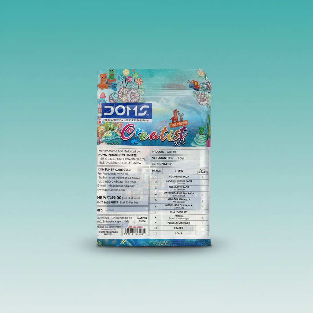 DOMS Creatist Kit art kit by Gift Hub Mart with colorful packaging