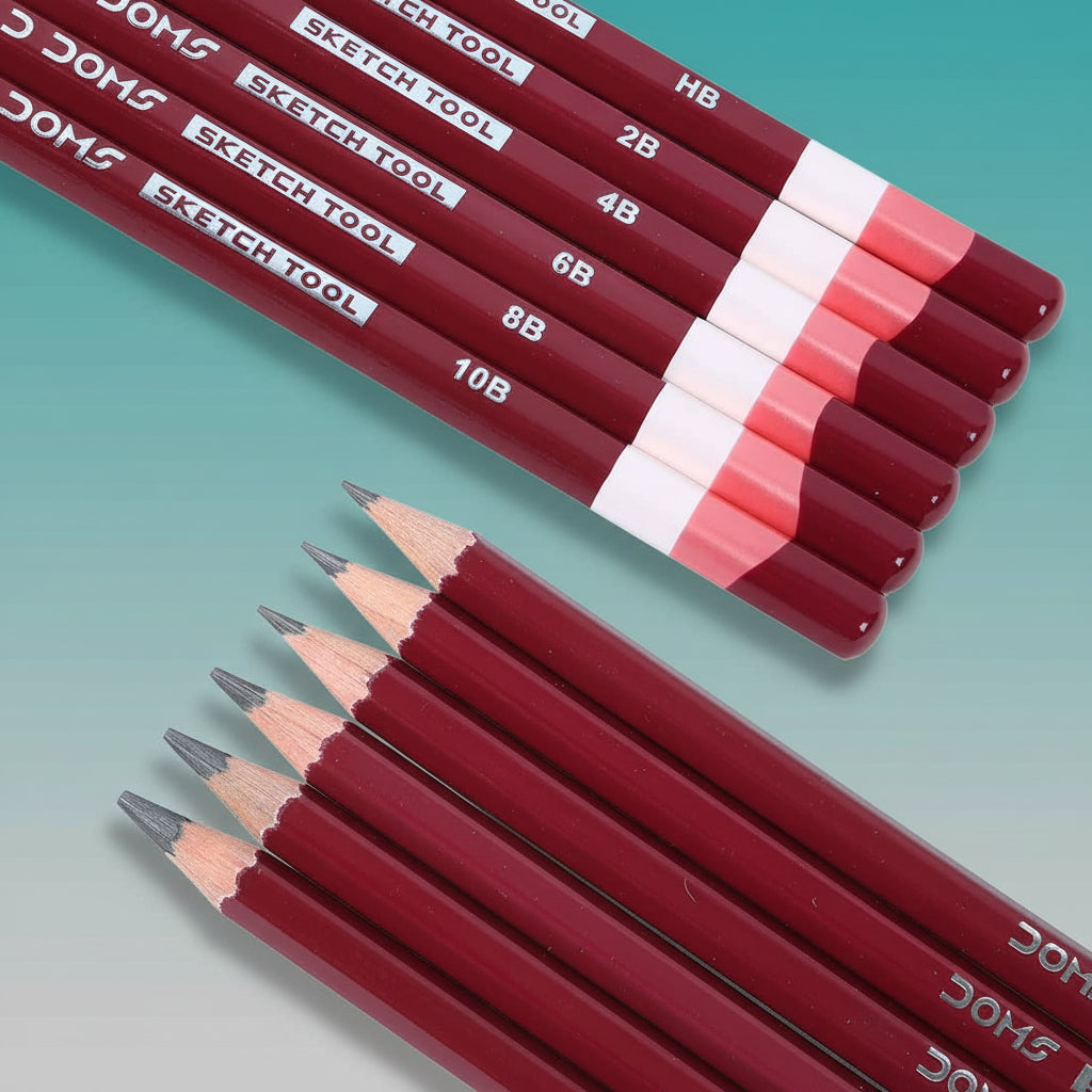 DOMS Drawing Pencil- 4B by Gifthubmart