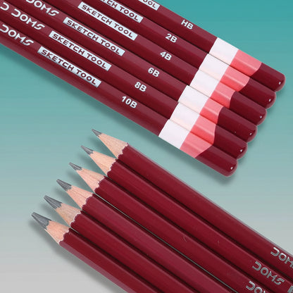 DOMS Drawing Pencil- 4B by Gifthubmart