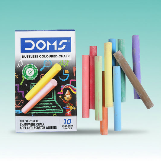 DOMS Dustless Colour Chalk by Gifthubmart