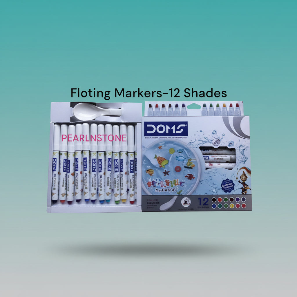 DOMS Floating Marker 12 Shades by Gift Hub Mart