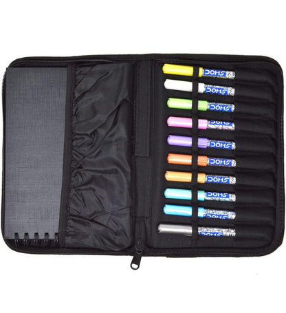 DOMS Metallic Brush Pen Travel Kit by Gift Hub Mart