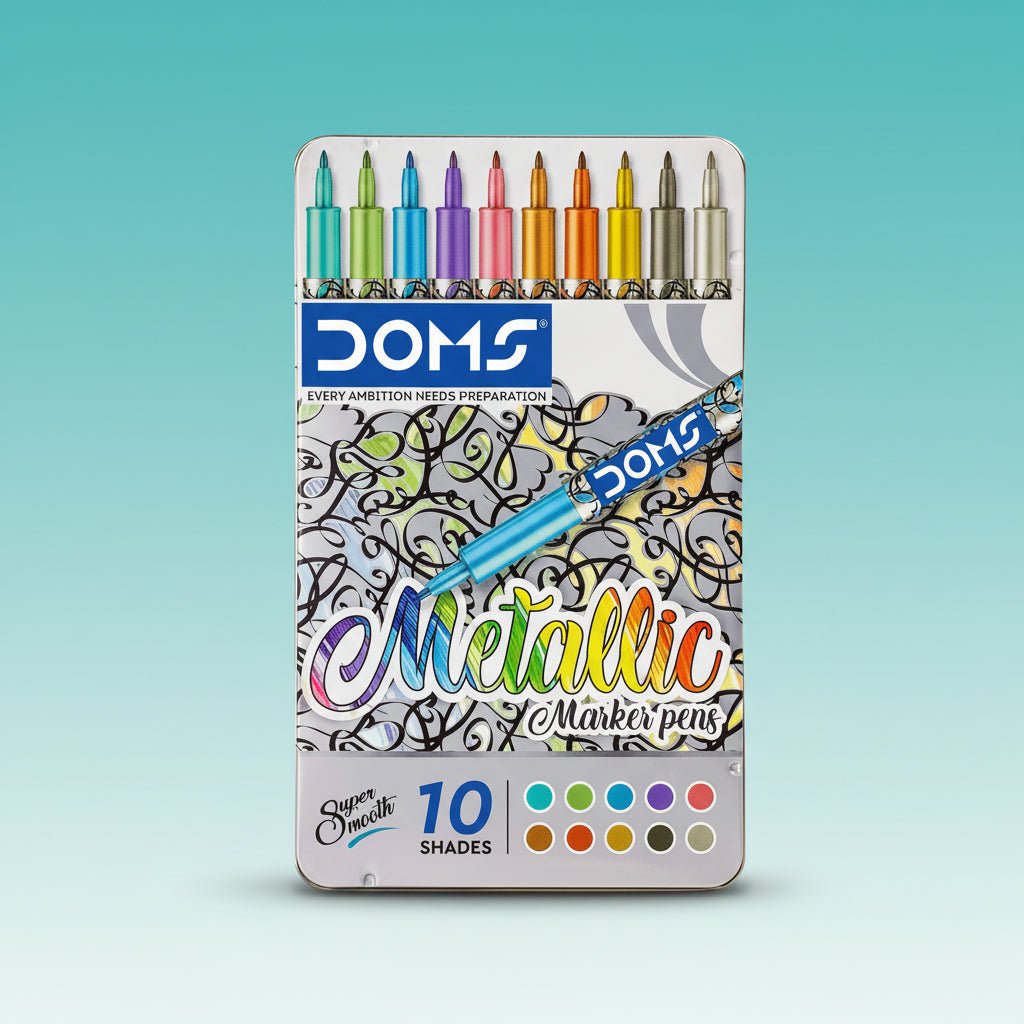 Doms Metallic Marker Pens by Gifthubmart