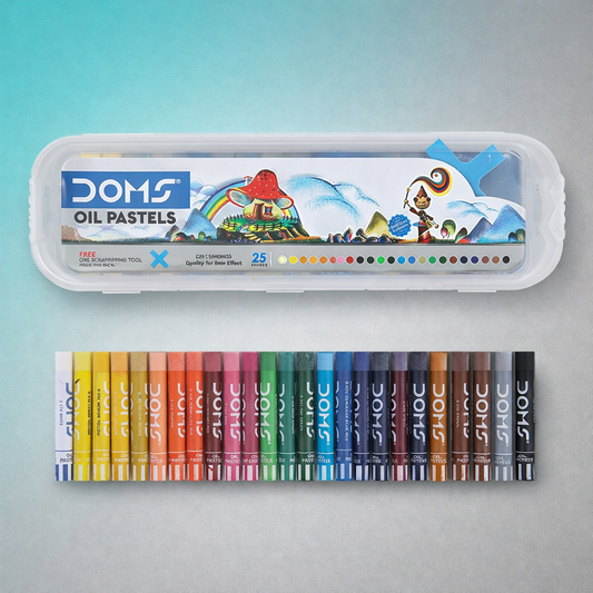 DOMS Oil Pastels 25 Shades by Gifthubmart