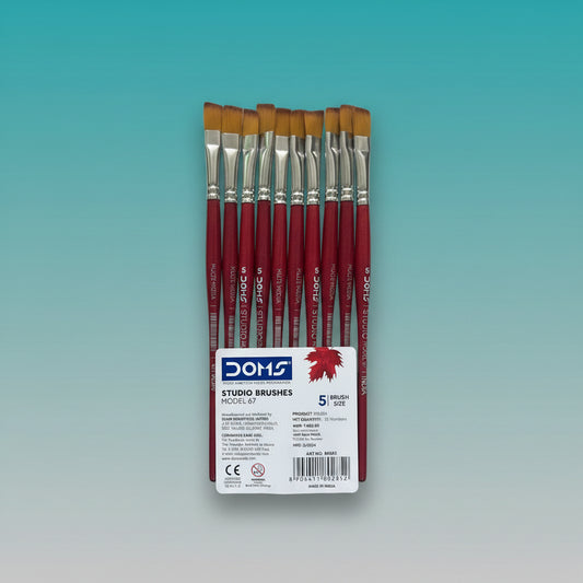 DOMS STUDIO BRUSH FLAT NO. 5 by Gift Hub Mart