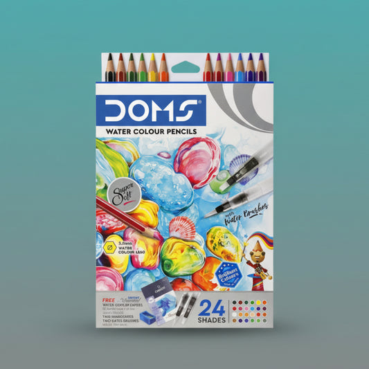 Doms Water Colour Pencils 24 Shades by Gifthubmart