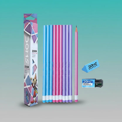 DOMS Zoom Triangle Pencils by Gifthubmart