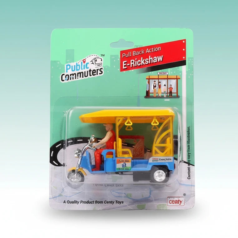 E-Rickshaw Pull Back 3+ Centy by Centy