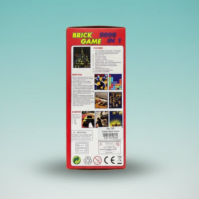 E9999 Brick Game by Gift Hub Mart in red box packaging
