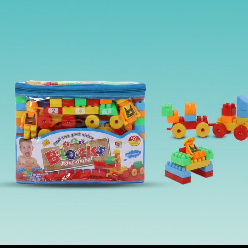 Educational Blocks 92 Pcs by Gifthubmart