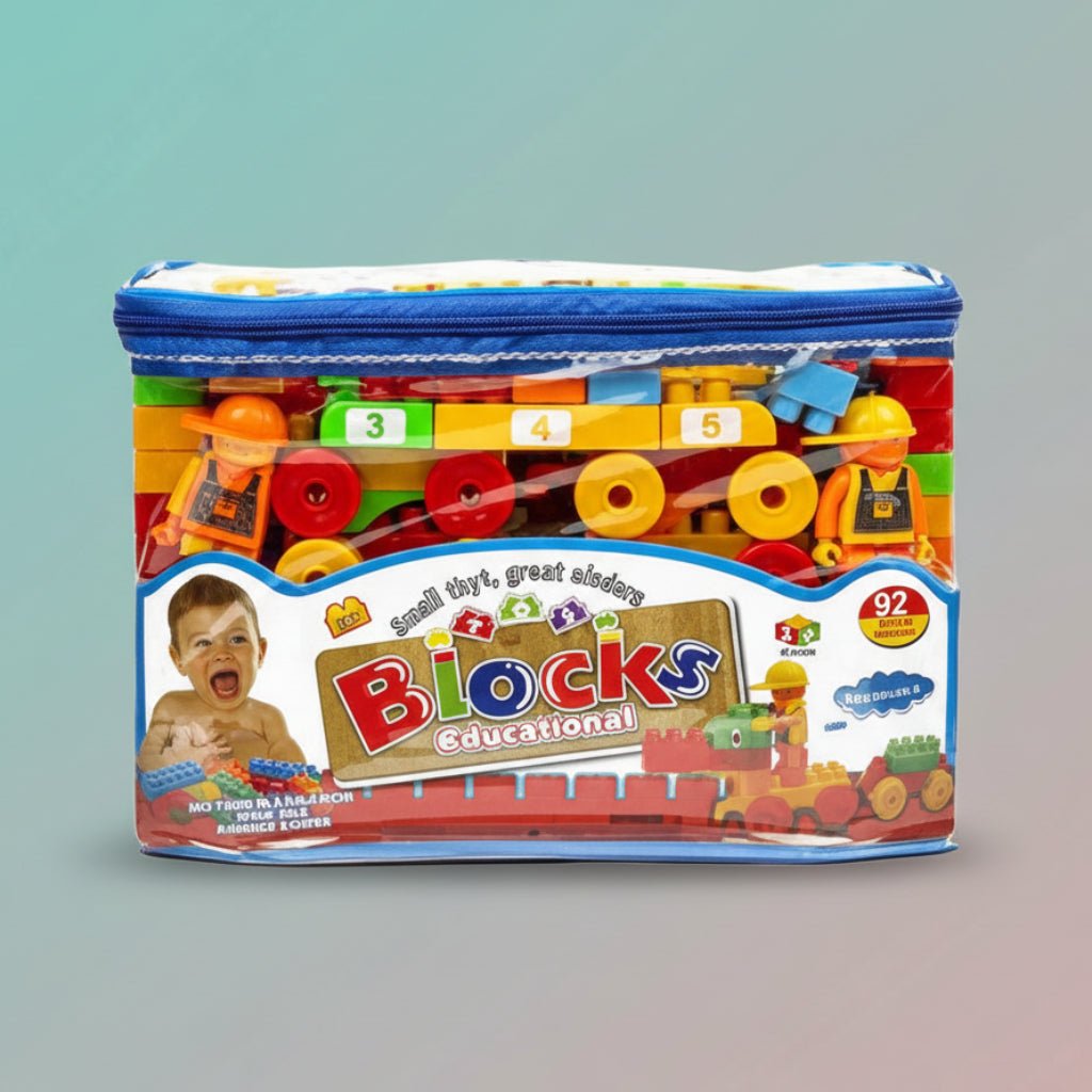 Educational Blocks 92 Pcs by Gifthubmart