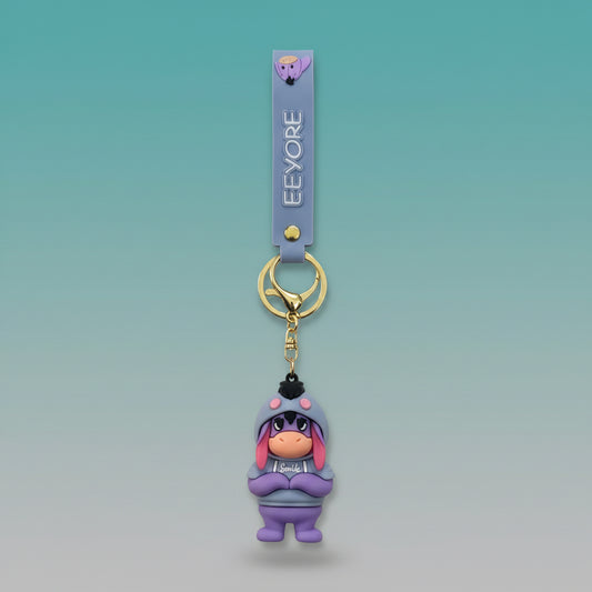 Eeyore 3D Cartoon Keychain by Gift Hub Mart