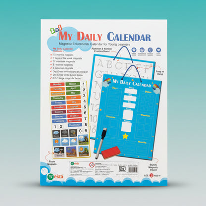Ekta 2 in 1 My Daily Calender (3+) by Gift Hub Mart