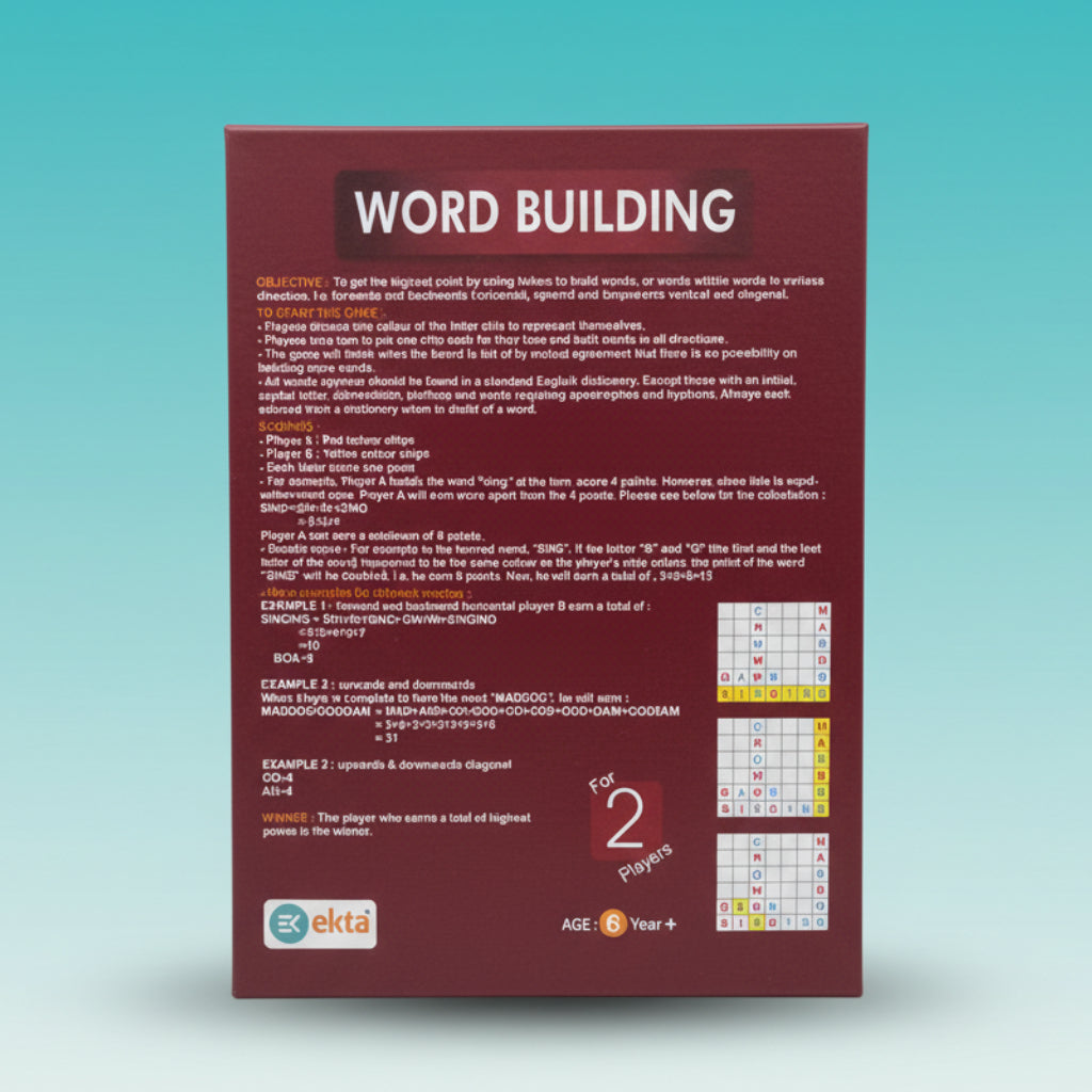 Ekta Word Building Game (6+) by Gift Hub Mart