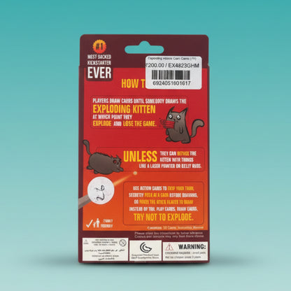 Exploding Kittens Card Game (7+) by Gift Hub Mart
