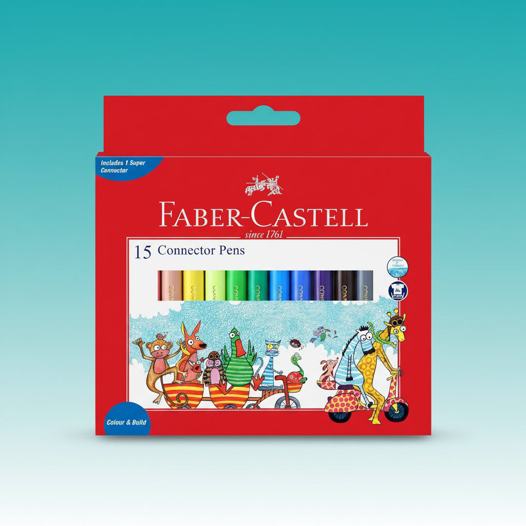 Faber Castell 15 Connector Pens by Gifthubmart