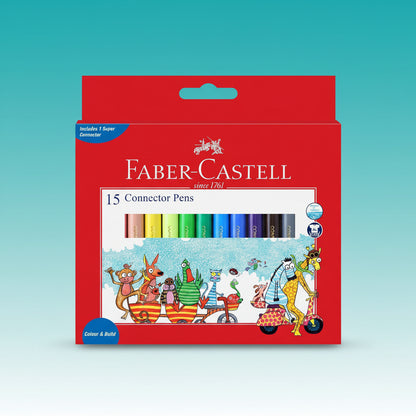 Faber Castell 15 Connector Pens by Gifthubmart