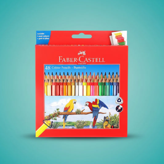 Faber Castell 48 Colour Pencils by Gifthubmart