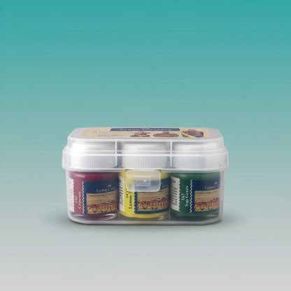 Faber Castell 6 Shade Fabric Colours Classic by Gifthubmart