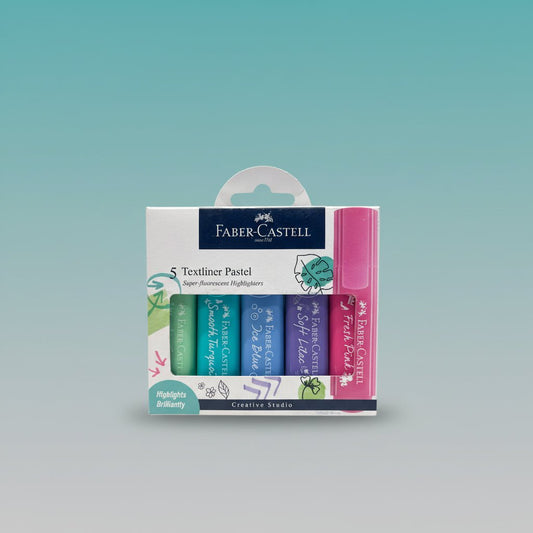 Faber Castell Pastel Highlighter Set of 5 by Gifthubmart