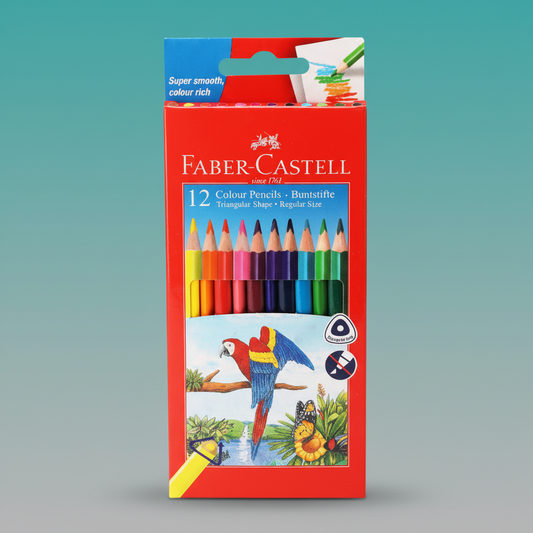 FaberCastell Triangular Colour Pencils12 by Gifthubmart