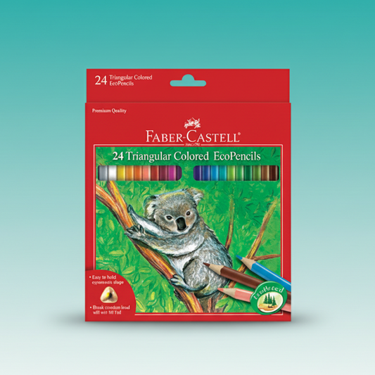 FaberCastell Triangular Colour Pencils24 by Gifthubmart