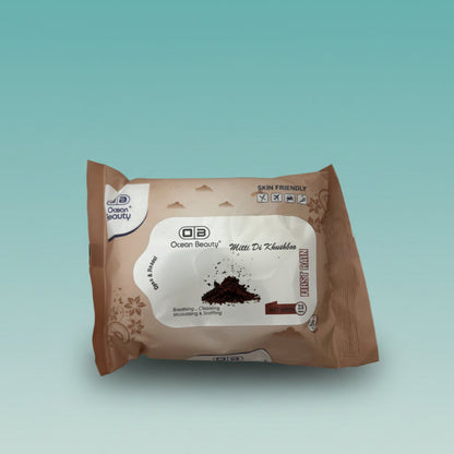 Facial Wet Wipes-Ocean Beauty- 25 Pcs by Gift Hub Mart