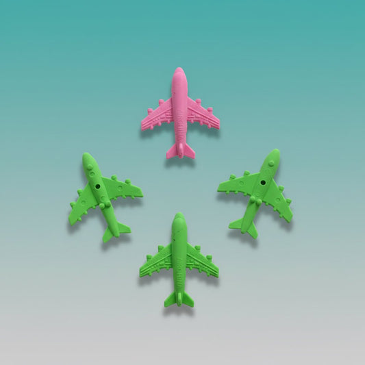 Fancy Airplane Eraser by Gift Hub Mart
