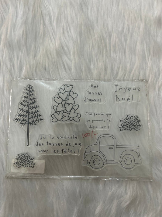 Fancy Clear Stamp- CRS4x6-4 by Gift Hub Mart