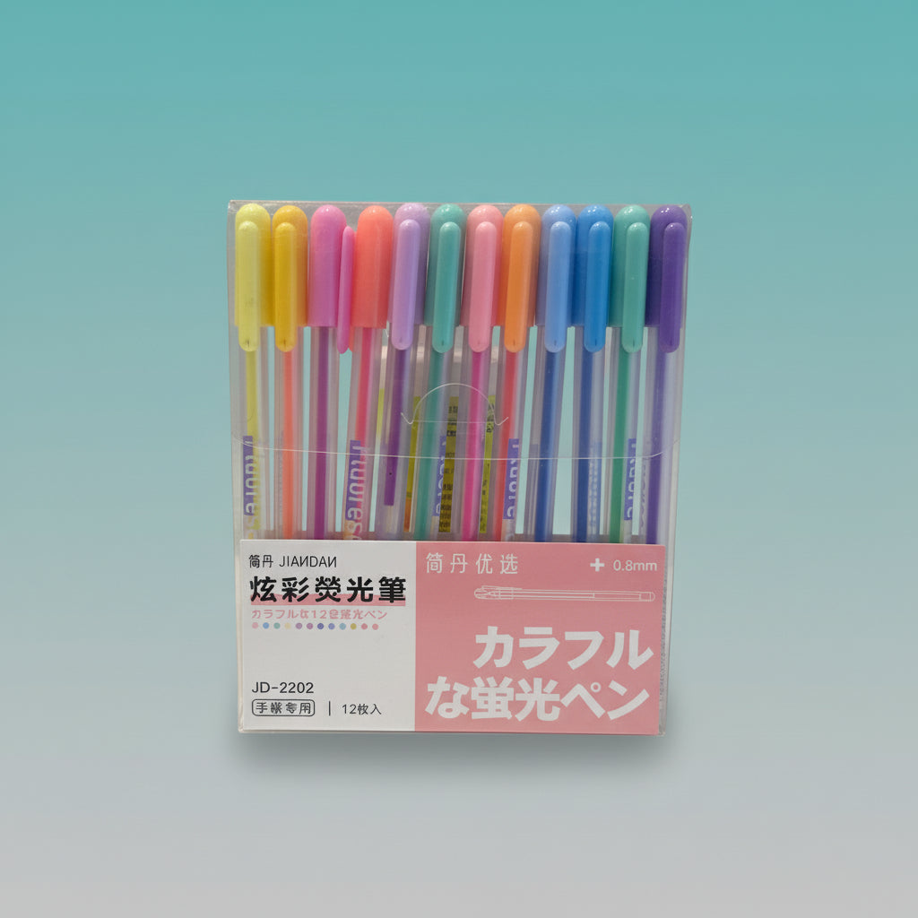 Fancy Colour Pen Fluorescent by Gifthubmart
