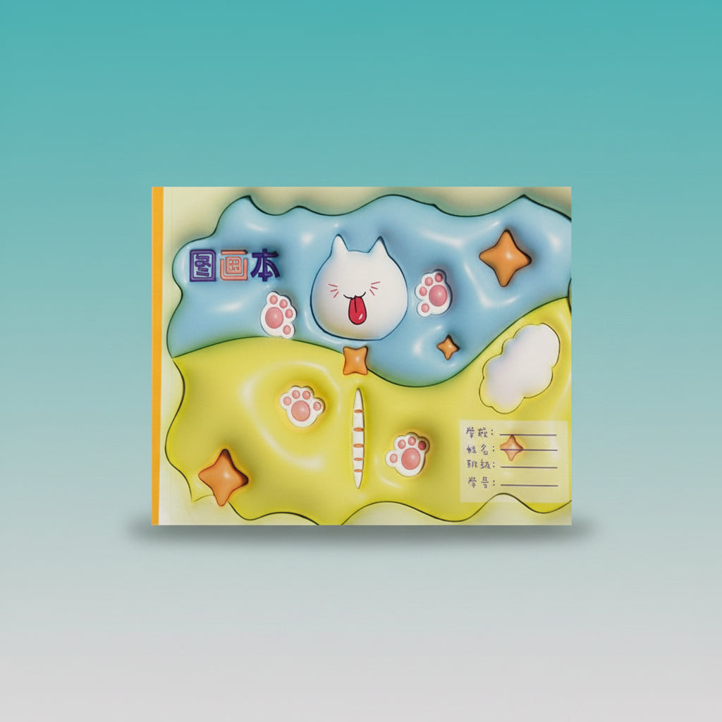 Fancy Drawing Book- 28 Pgs, 29 x 21 cms by Gift Hub Mart