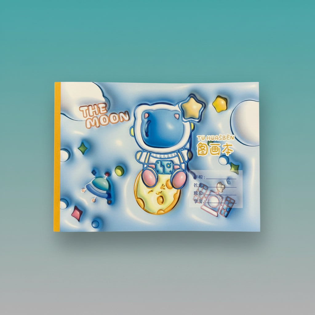Fancy Drawing Book- 28 Pgs, 29 x 21 cms by Gift Hub Mart