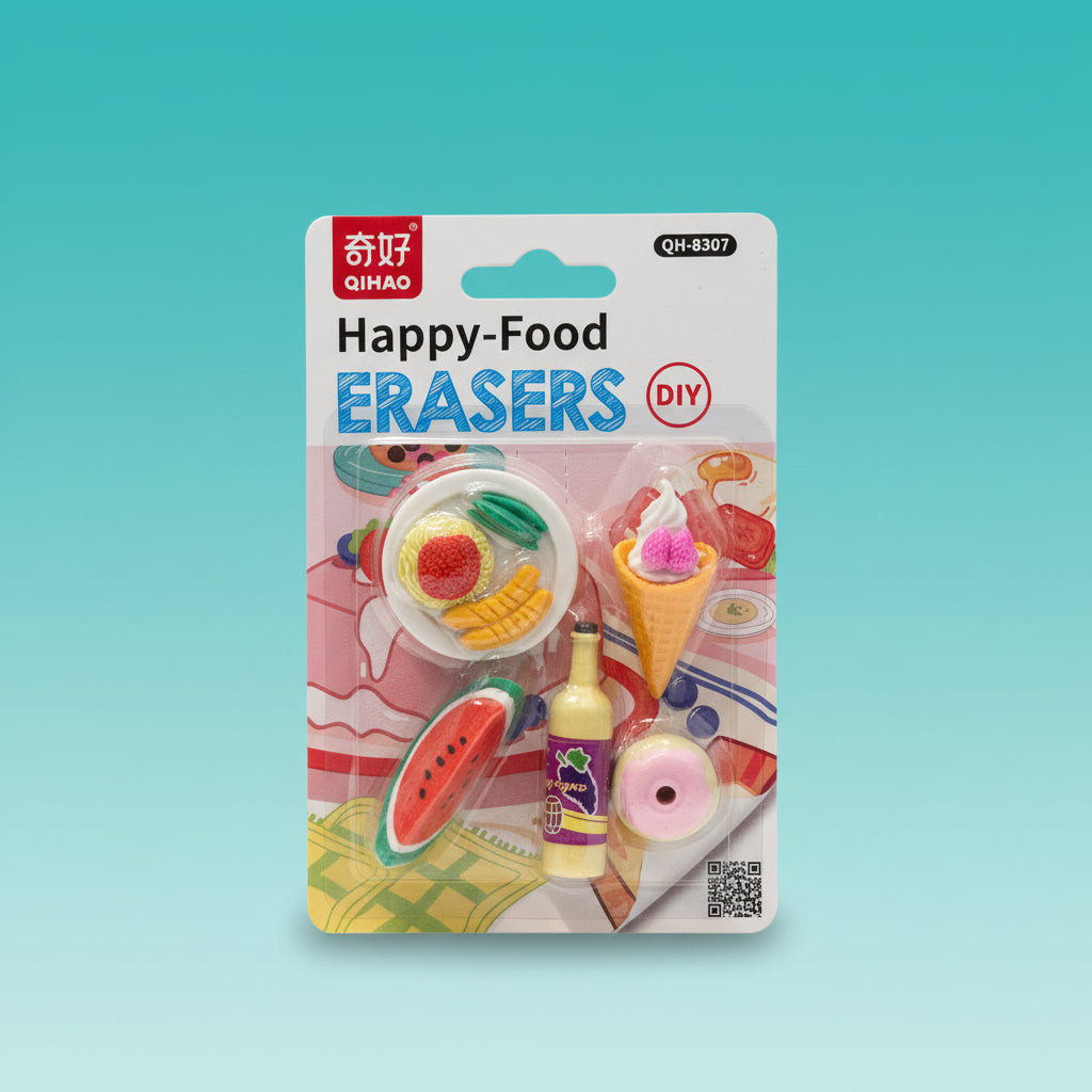 Fancy Eraser Food Set by Gifthubmart