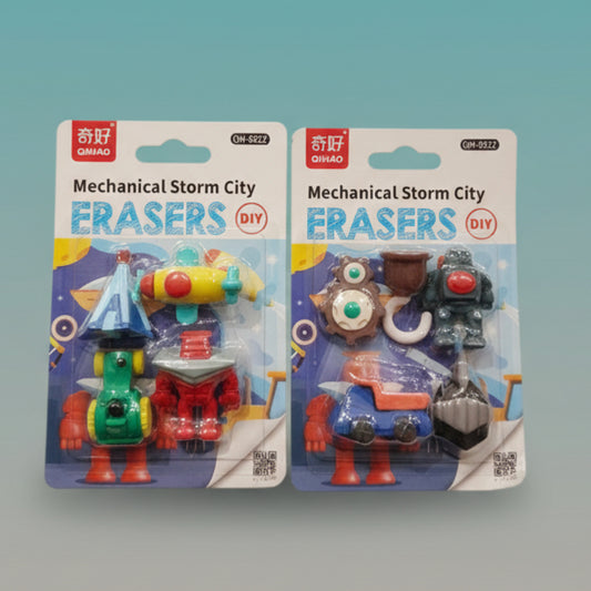 Fancy Eraser- Mechanical Storm City by Gift Hub Mart
