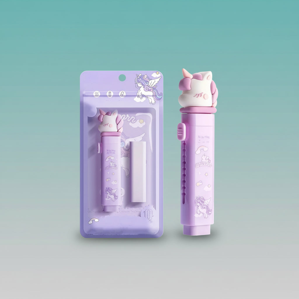 Fancy Eraser Unicorn Push Pull Yoyo by Gifthubmart
