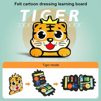 Fancy Felt Learning Kit Tiger by Gift Hub Mart
