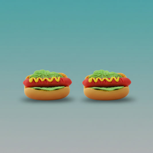 Fancy Hot Dog Eraser by Gift Hub Mart