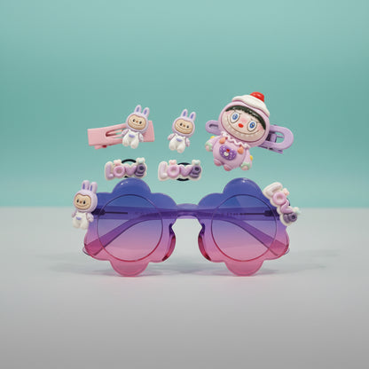 Fancy labubu Goggle Set by Gift Hub Mart