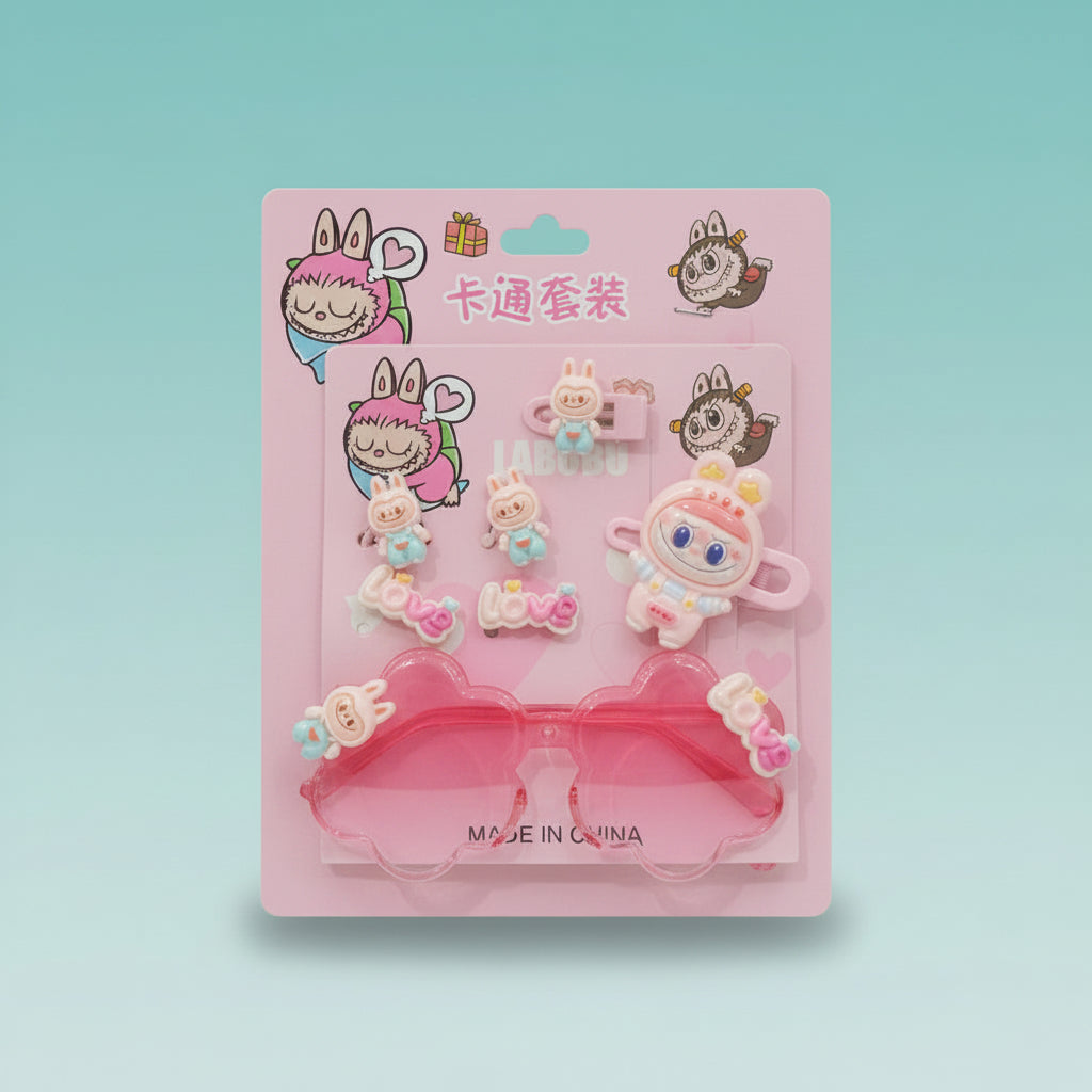 Fancy labubu Goggle Set by Gift Hub Mart