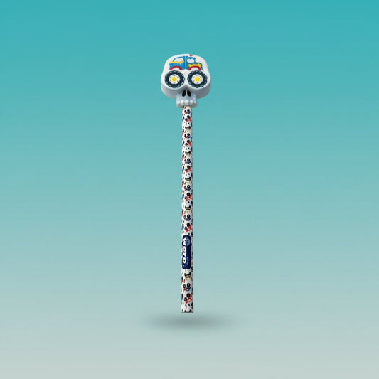 Fancy Pencil with Eraser Topper by Gifthubmart
