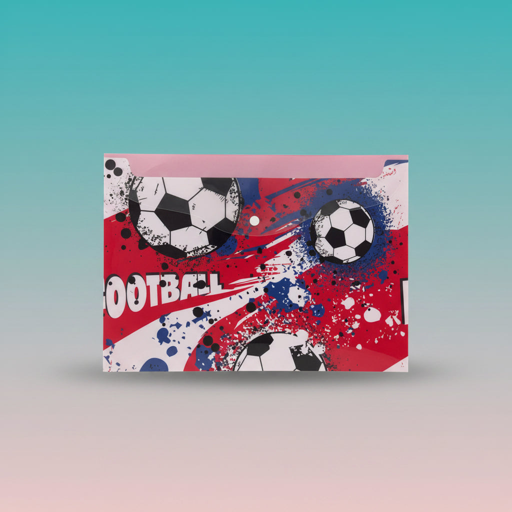 Fancy Printed Button Folder by Gift Hub Mart
