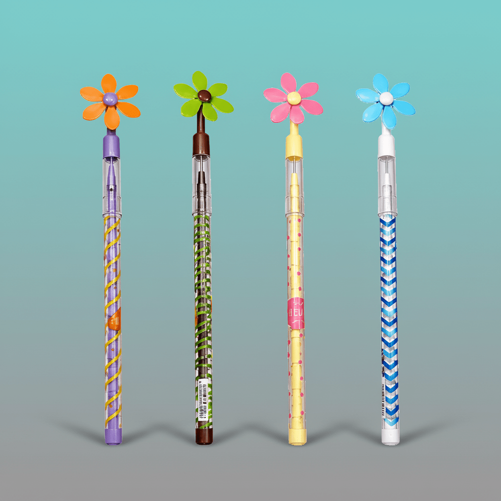 Fancy Push Pencil Flower by Gift Hub Mart