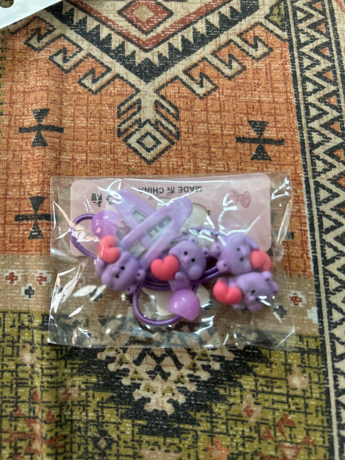 Fancy Rubber Band & Tic Tac Clip Set (2+2)