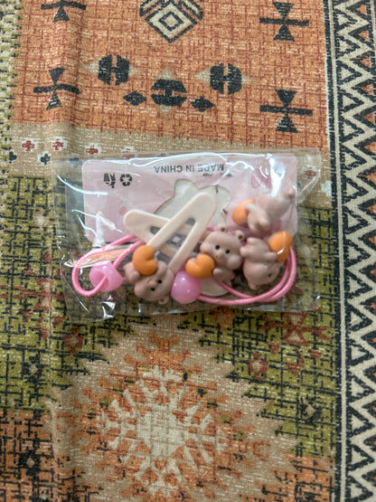 Fancy Rubber Band & Tic Tac Clip Set (2+2)