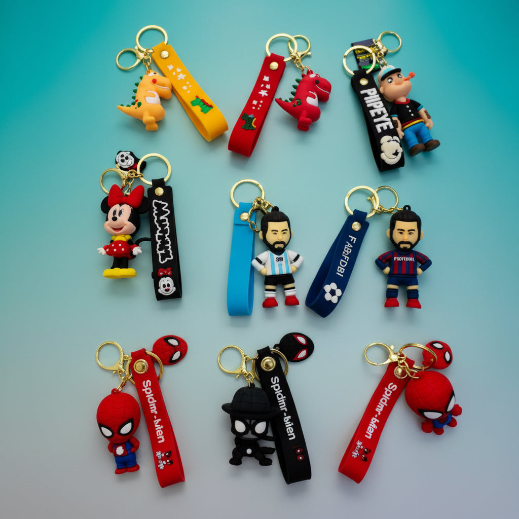 Fancy Rubber Keychain by Gifthubmart