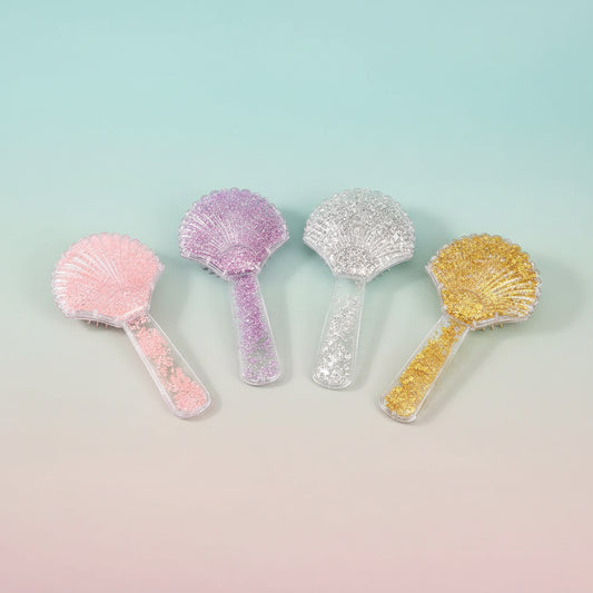 Fancy Shell Shaped Brush Unicorn Mermaid Theme by Gifthubmart