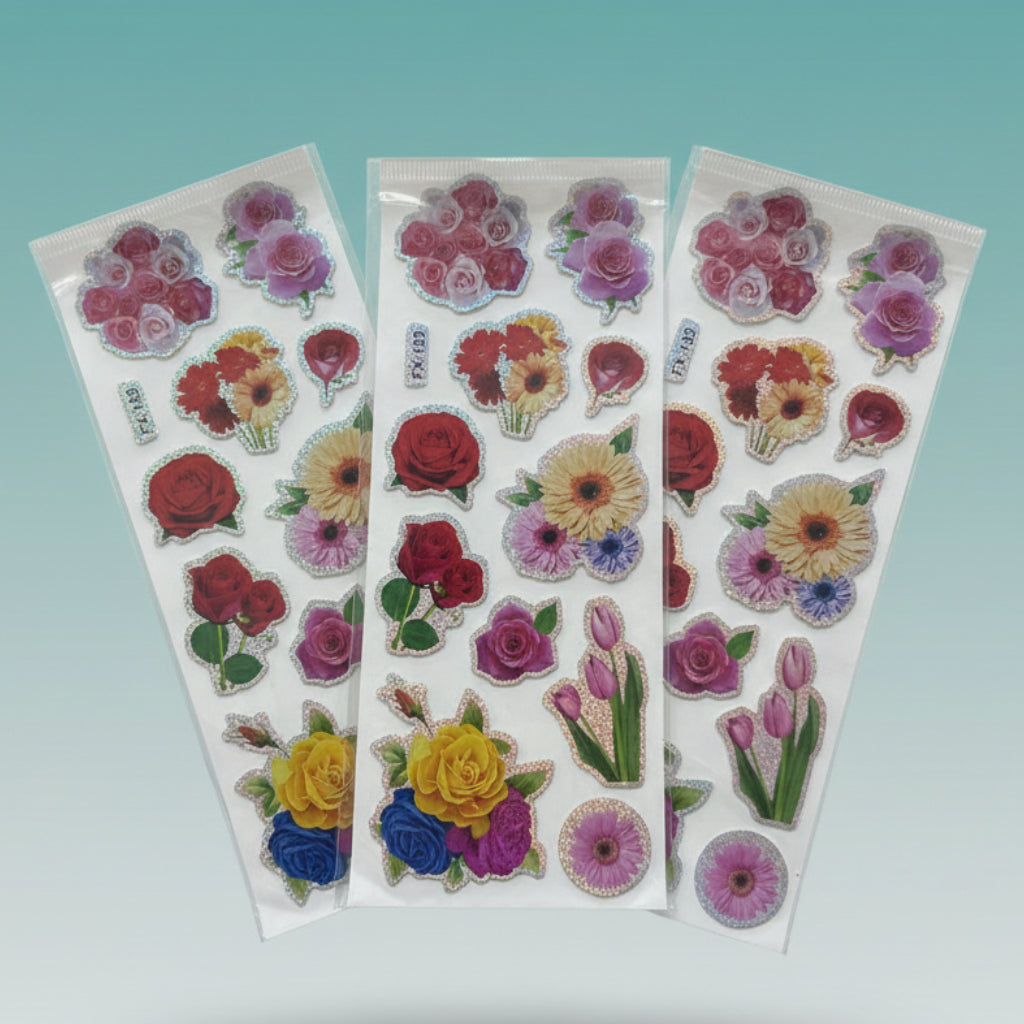 Fancy Sticker Botanical D2 by Gift Hub Mart