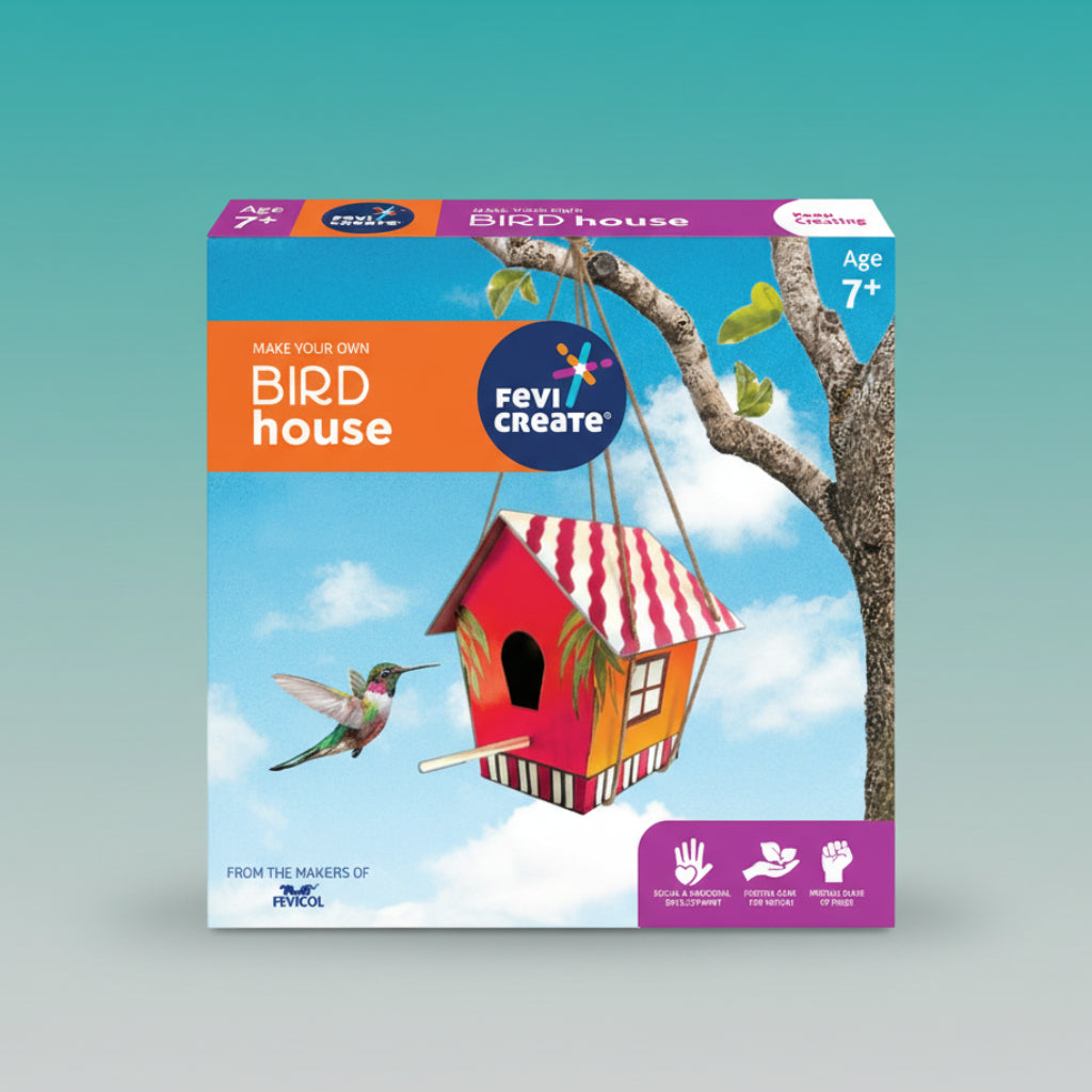 FEVI CREATE MAKE YOUR OWN Bird house 7+ by Gifthubmart